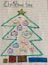 Weihnachtsbaum mit englischen Advents- und Weihnachtswörtern, selbstgeschrieben