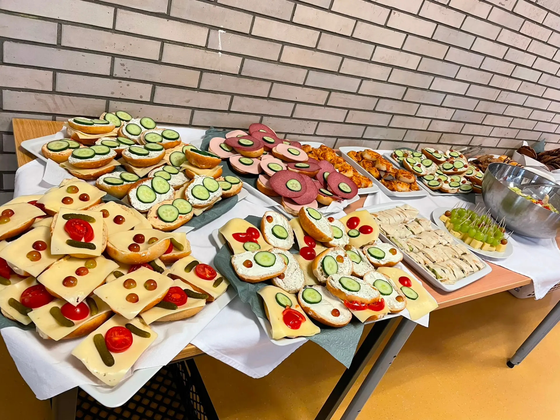Essen am Buffet